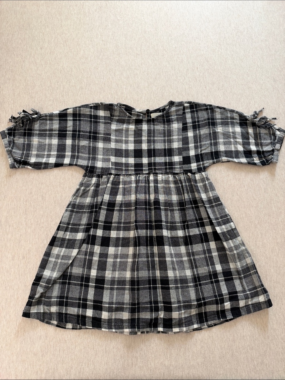 100% Cotton Plaid Dress